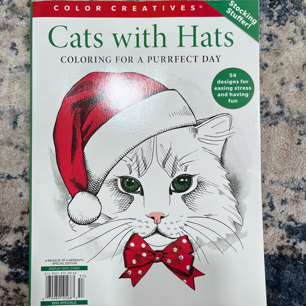 cats with hats coloring book